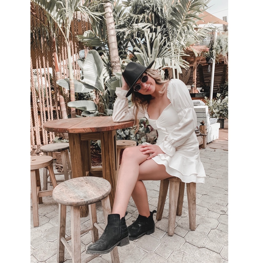 White Off-the Shoulder Dress